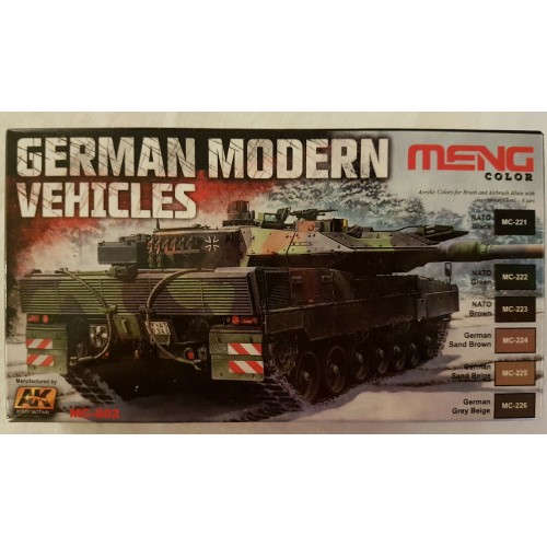 Meng MC-802 German Modern Vehicles 6 x 17 ml